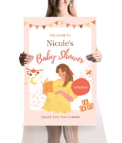 Baby Shower Welcome Sign Australia